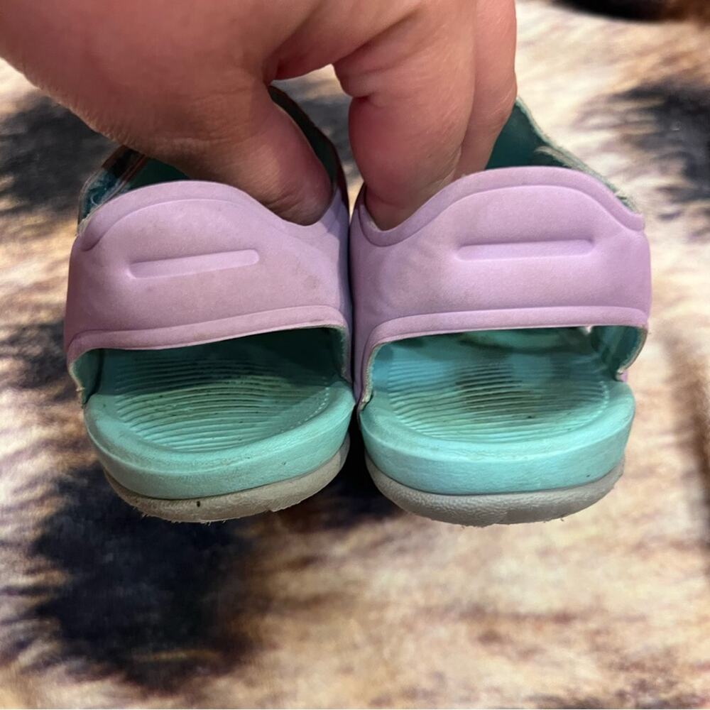 Wonder Nation Ankle Strap Baby Girl Water Shoes Sandals Size 5 / 6 Light Purple - Picture 7 of 10
